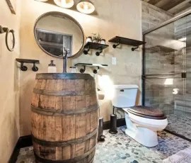 Aspen bathroom and shower